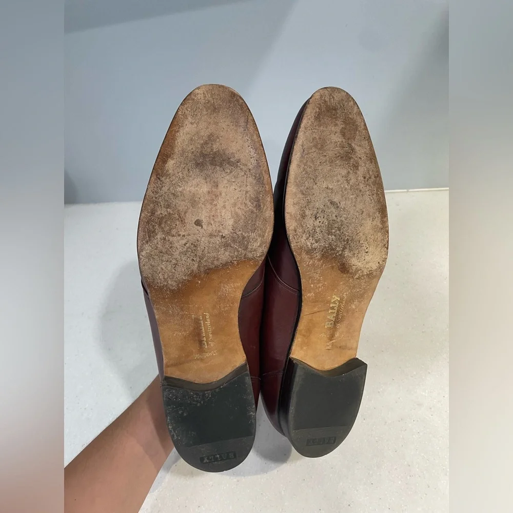 Bally of Switzerland Men's Brown Leather Loafers - Picture 5 of 5